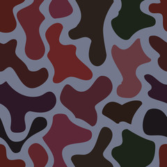 abstract vector chaotic spotted seamless pattern