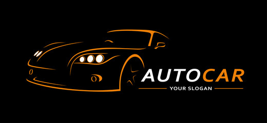 Car Logo Abstract Lines Vector. Vector illustration