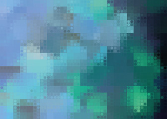 Abstract pixel reflection background in water