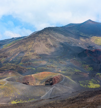 Etna volcano view, Sicily, Italy