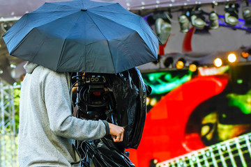 Video operator on musical performance