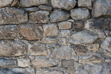 Fototapeta premium gray and dirty old stonewall