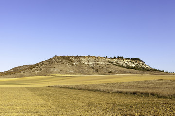 Mountain on a plateau, Tariego de Cerrato, Spain