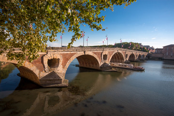 Fototapeta premium Toulouse, le Pont Neuf et les quais