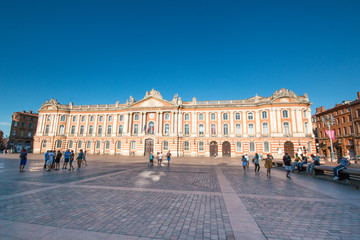Fototapeta na wymiar Toulouse : place du Capitole
