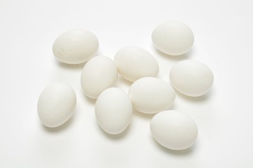 Fototapeta na wymiar White eggs