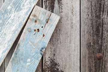 Vintage weathered wooden wall details