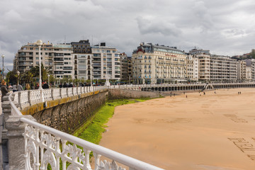 Fototapeta premium Playa de la concha de San Sebastian