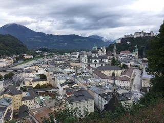 Naklejka premium salzburg an salzach