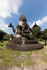 Wat Xieng Khuan Buddha park. Vientiane, Laos..