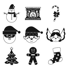 Christmas icon set