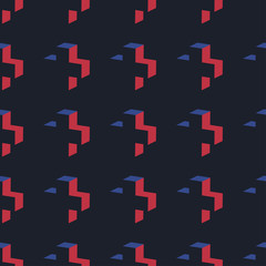 Obraz premium Seamless vector pattern with pluses