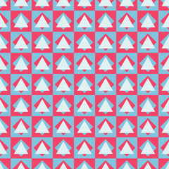 Seamless vector pattern with geometric figures