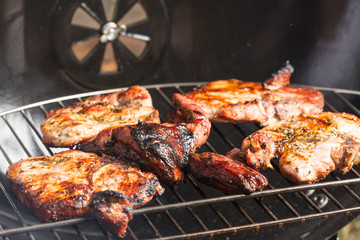 Grilling meats
