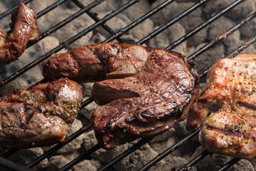 Grilling meats