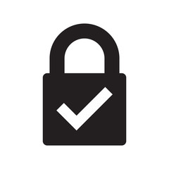 secure icon vector