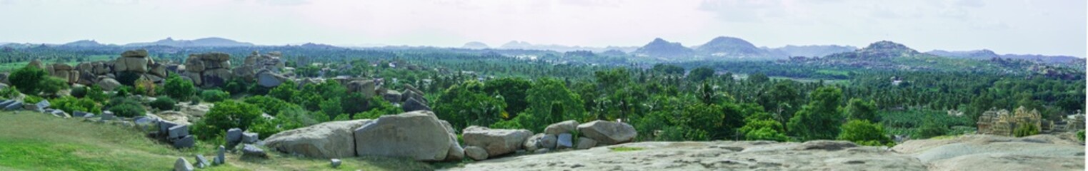 Fototapeta na wymiar Landscape in Hampi, India