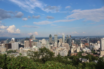 Fototapeta na wymiar Ciudad de Montreal Canada