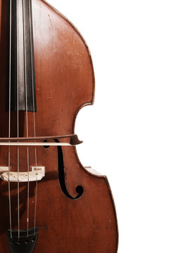 Old contrabass Double bass orchestra instrument