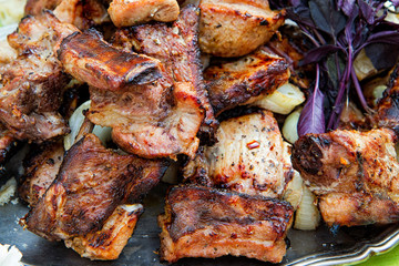 Pork Shish kebab 