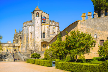 The Monastery of the Order of Christ is the main attraction of the city of Tomar. Santarem District. Portugal. - 170205954