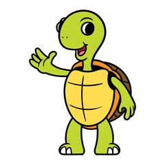 Cartoon Turtle Illustration