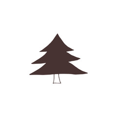 Fototapeta premium Vector Christmas tree