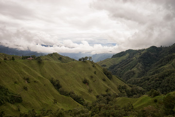 Obraz na płótnie Canvas the Andes in Colombia