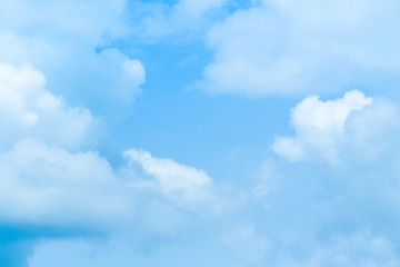 White Clouds Clear Day