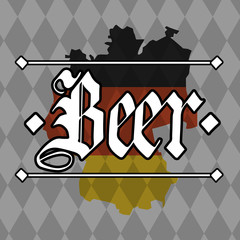 Oktoberfest Beer Festival Holiday Decoration Banner Flat Vector Illustration