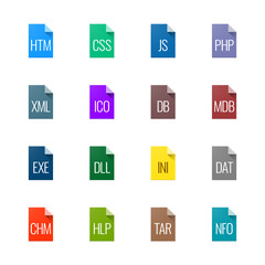 File type icons - Websites and applications