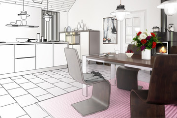 Contemporary kitchen renovation (draft)