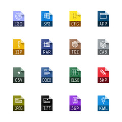 File type icons - Miscellaneous