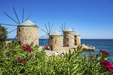 Chios Adası Yel Değirmenleri