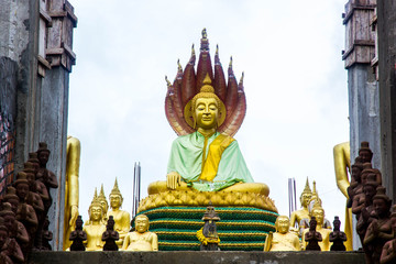 Buddha statue architecture of Lao