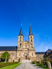 Fototapeta na wymiar Michaelsberg Abbey, Bamberg, Germany 