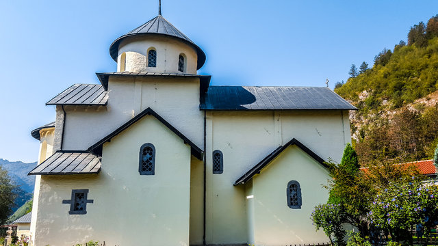 Serbian Orthodox monastery Moracha. Montenegro