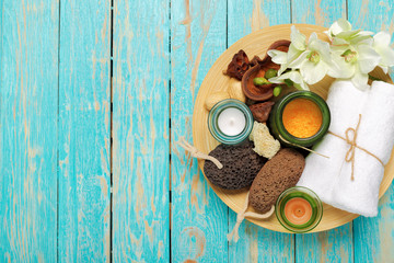 Spa background with a blank space