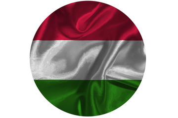 Hungary national flag 3D illustration symbol.