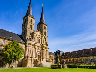 Fototapeta na wymiar Michaelsberg Abbey, Bamberg, Germany