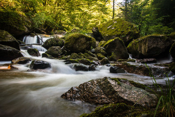 Obraz premium Wasserlauf im Pesenbachtal