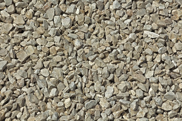 Crushed stone for construction