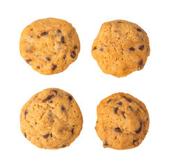 Chocolate round cookie