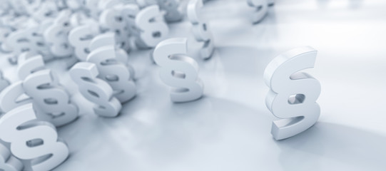 Parapgraph - Konzept Gerechtigkeit, Finanzamt, Steuern oder Anwälte © Steffen Kögler