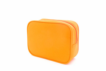 Oreng leather cosmetic bag.