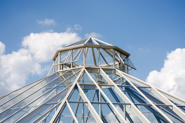Top of very large greenhouse