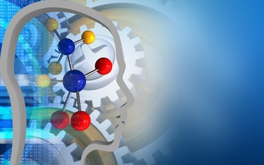 Obraz premium 3d gears