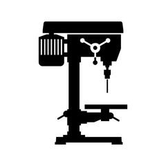 Drilling machine, shade picture