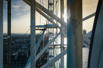 Sunset from the London Eye Wheel