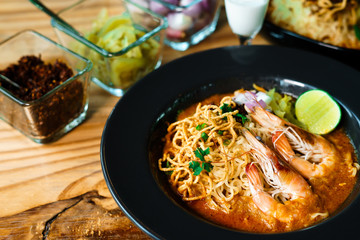 Khao Soi Recipe Thai Food - NORTHERN THAI NOODLE CURRY SOUP AND SIDE DISHES